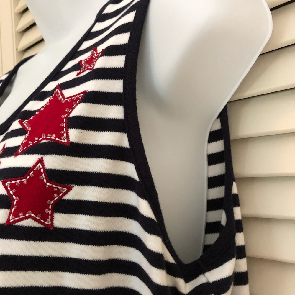KAREN SCOTT PATRIOTIC TANK TOP 1X